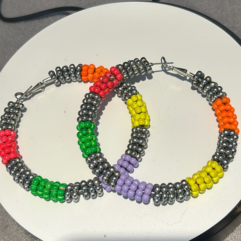 #20 Oversize Beads Earring